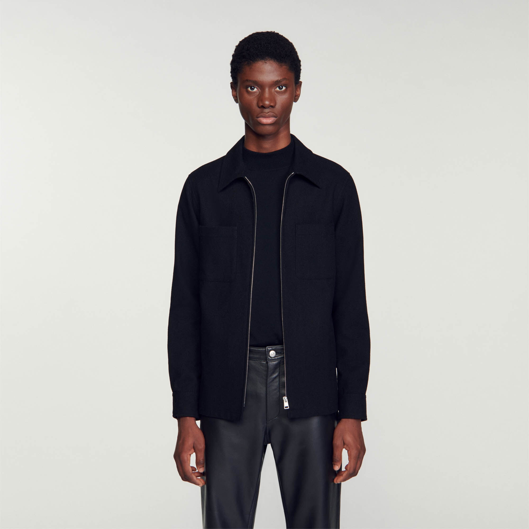 WOOL OVERSHIRT - 5