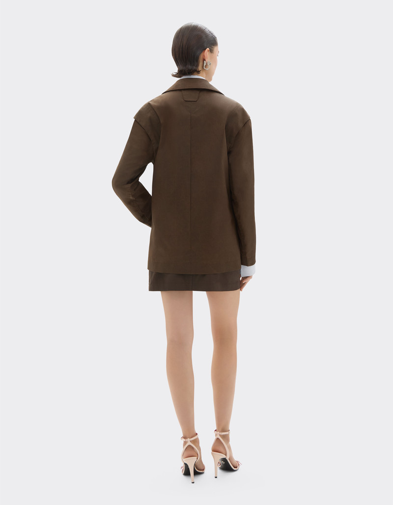 Technical gabardine jacket with a vintage effect 4