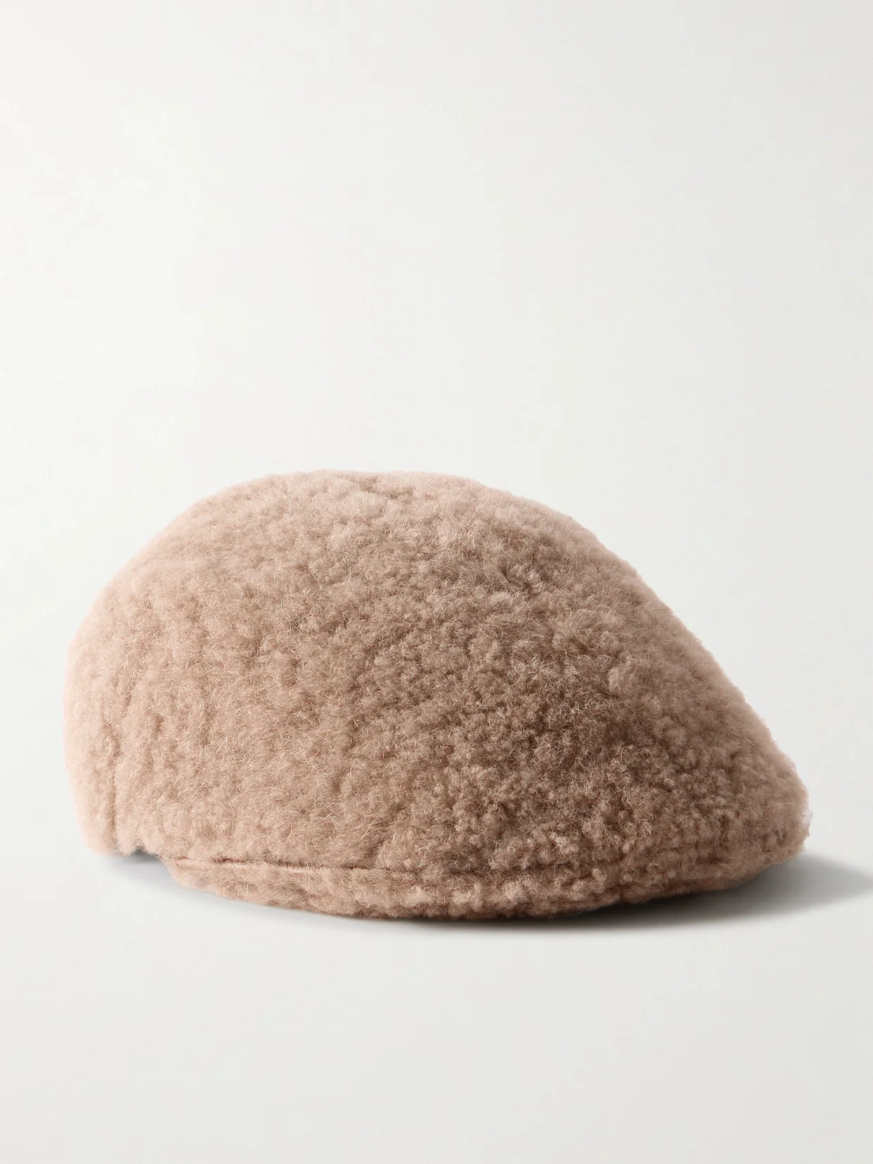 Shearling Flat Cap - 1