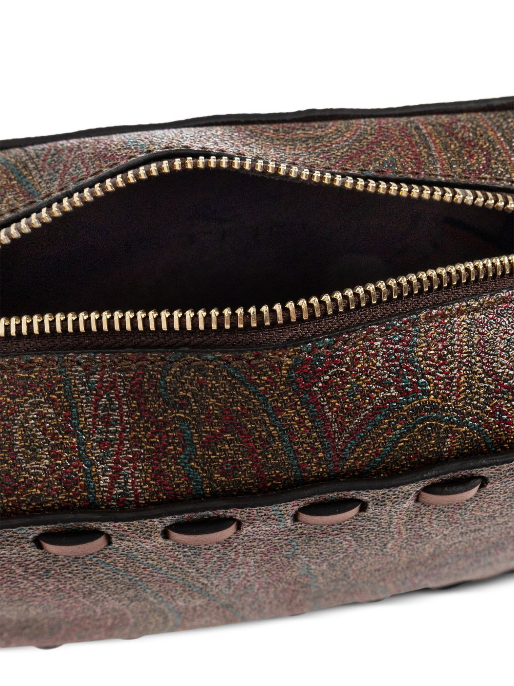 paisley-pattern stitched tote bag - 5
