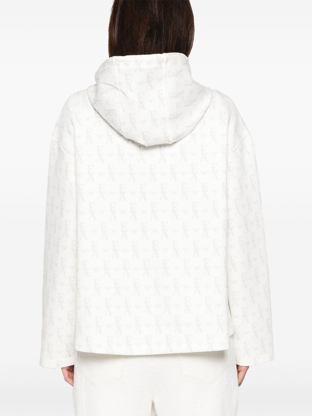 logo-print hoodie - 4