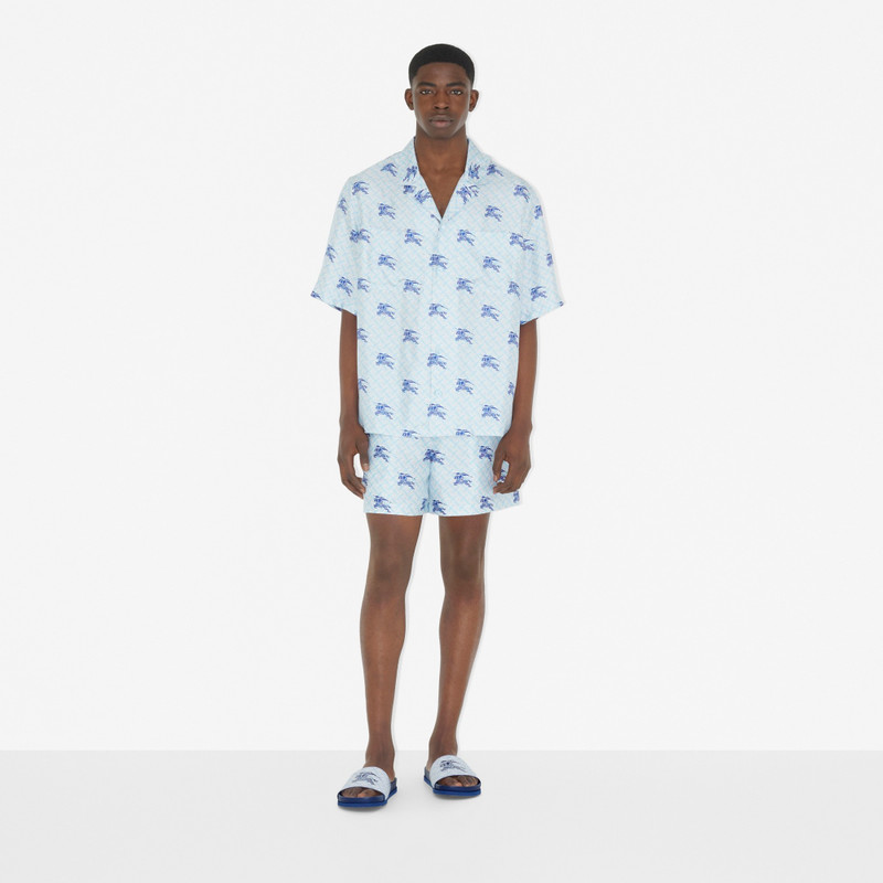 Burberry EKD Monogram Silk Shorts outlook