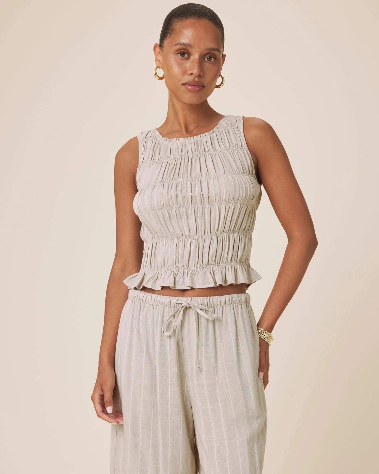 Bianca Smocked Tank - 1
