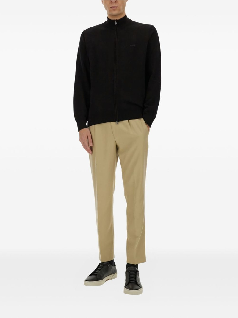 BOSS zipped cotton sweatshirt outlook