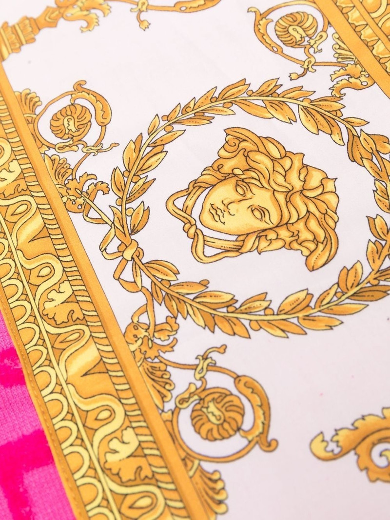VERSACE Baroque-print cotton towel outlook