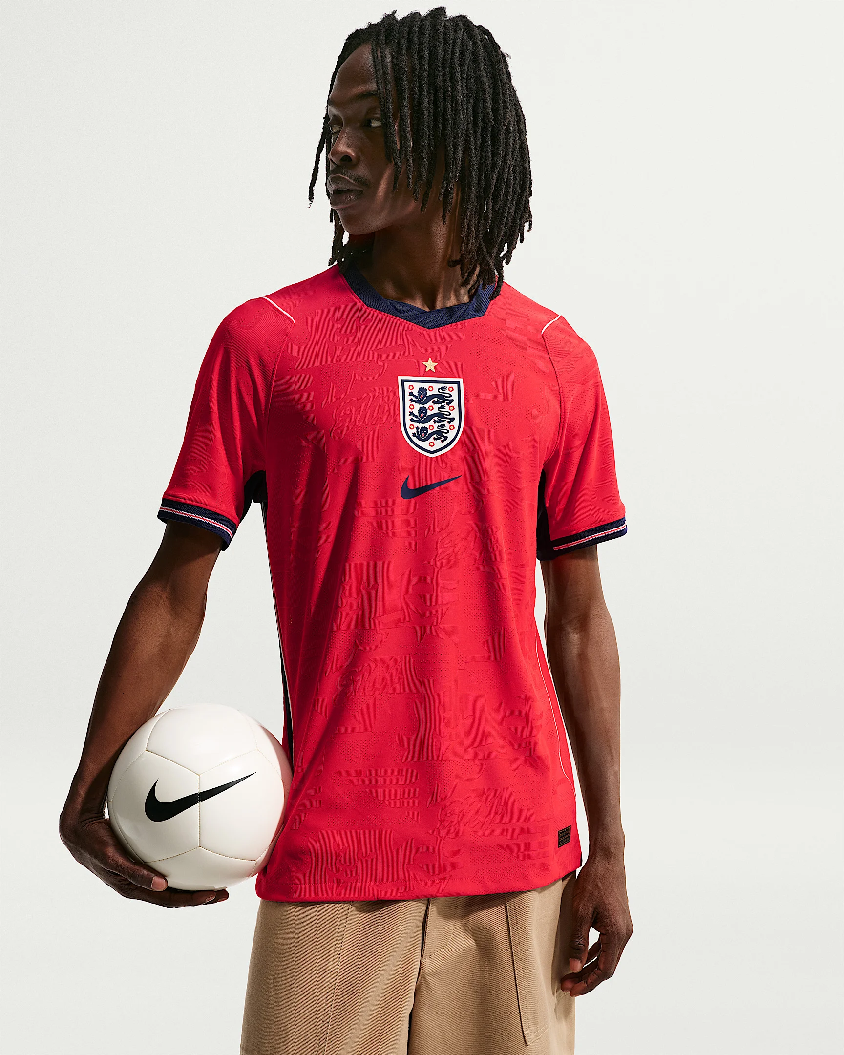 England 2026 Match Away Men's Nike Aero-FIT Soccer Authentic Jersey - 1