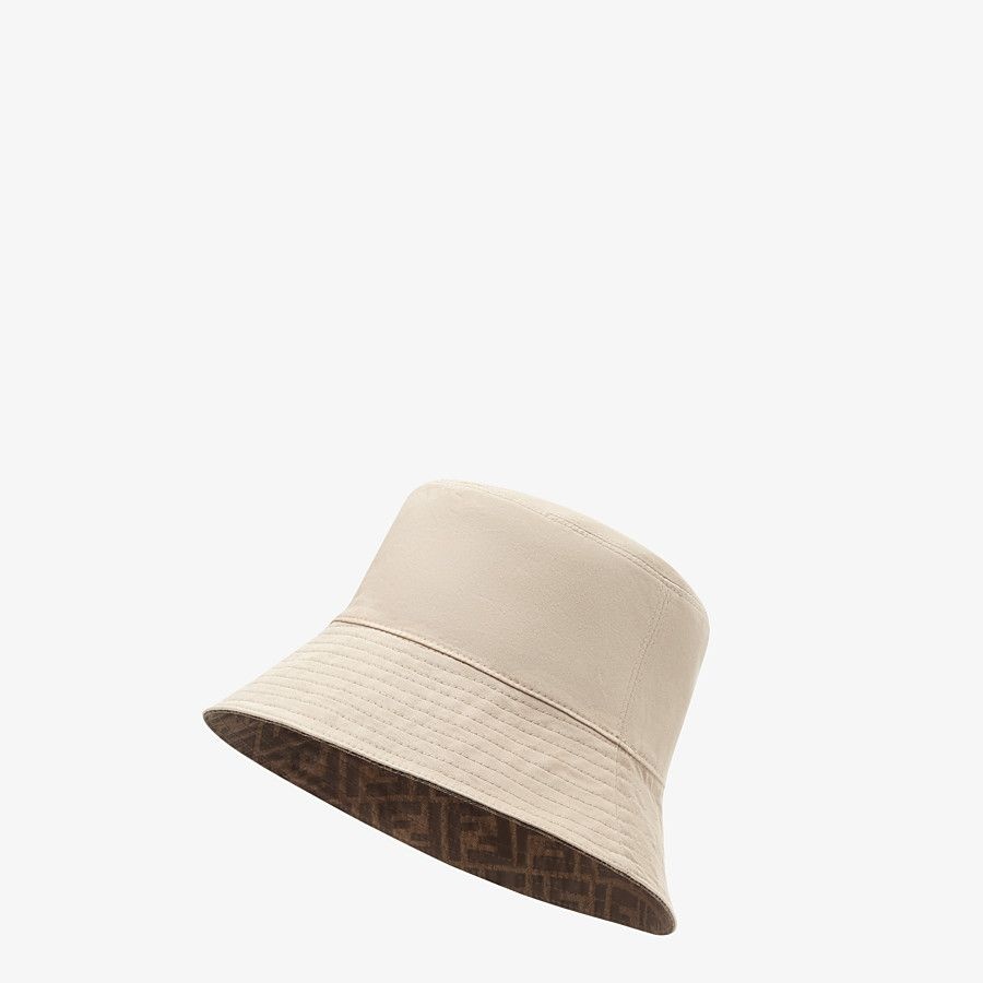 Brown tech fabric hat - 3