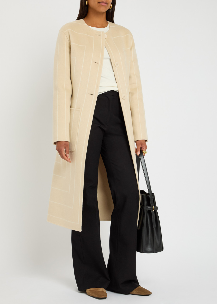 Joseph Scheffer Striped Wool and Silk-blend Coat - 4