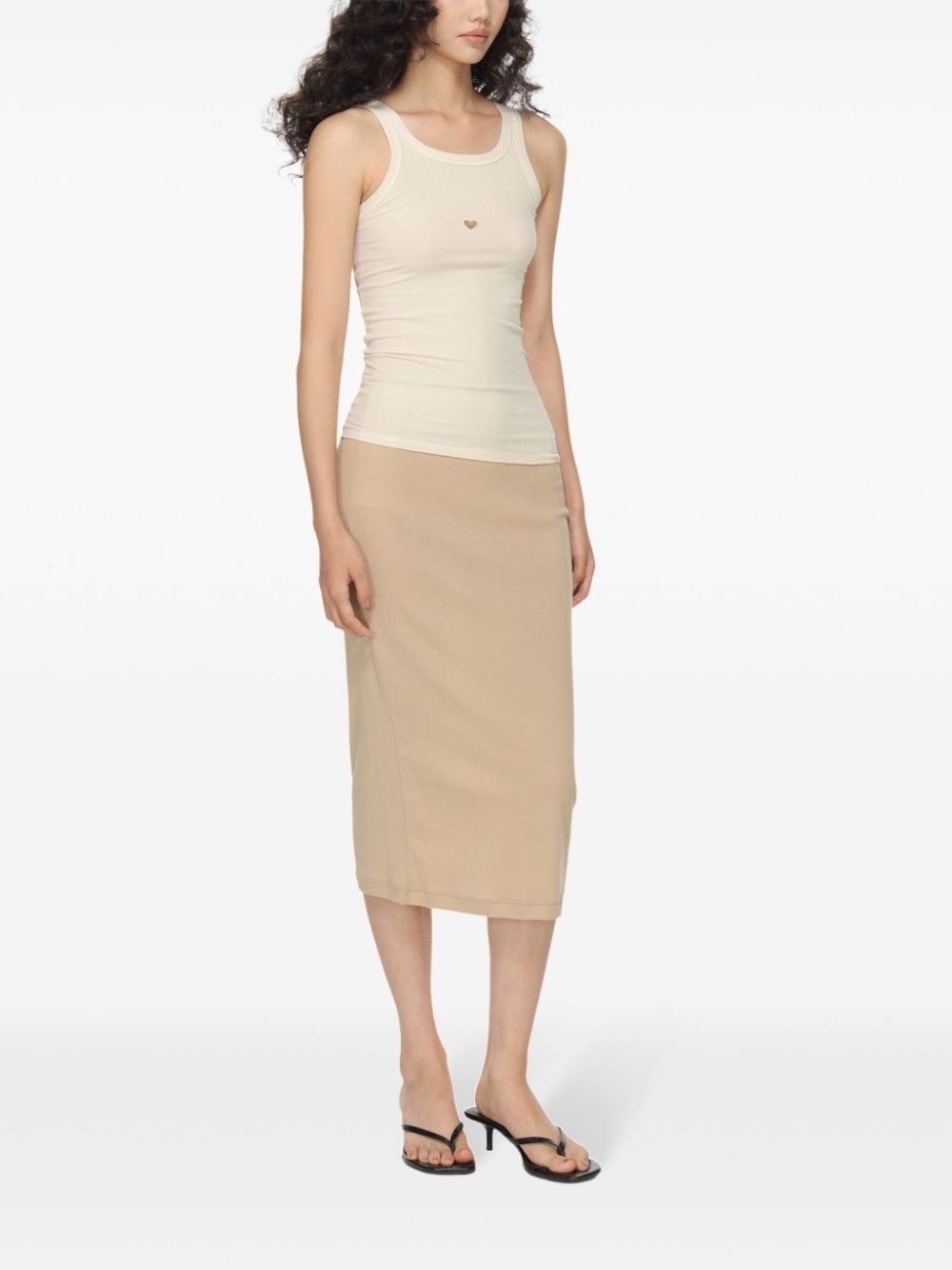 cut-out tank top - 3