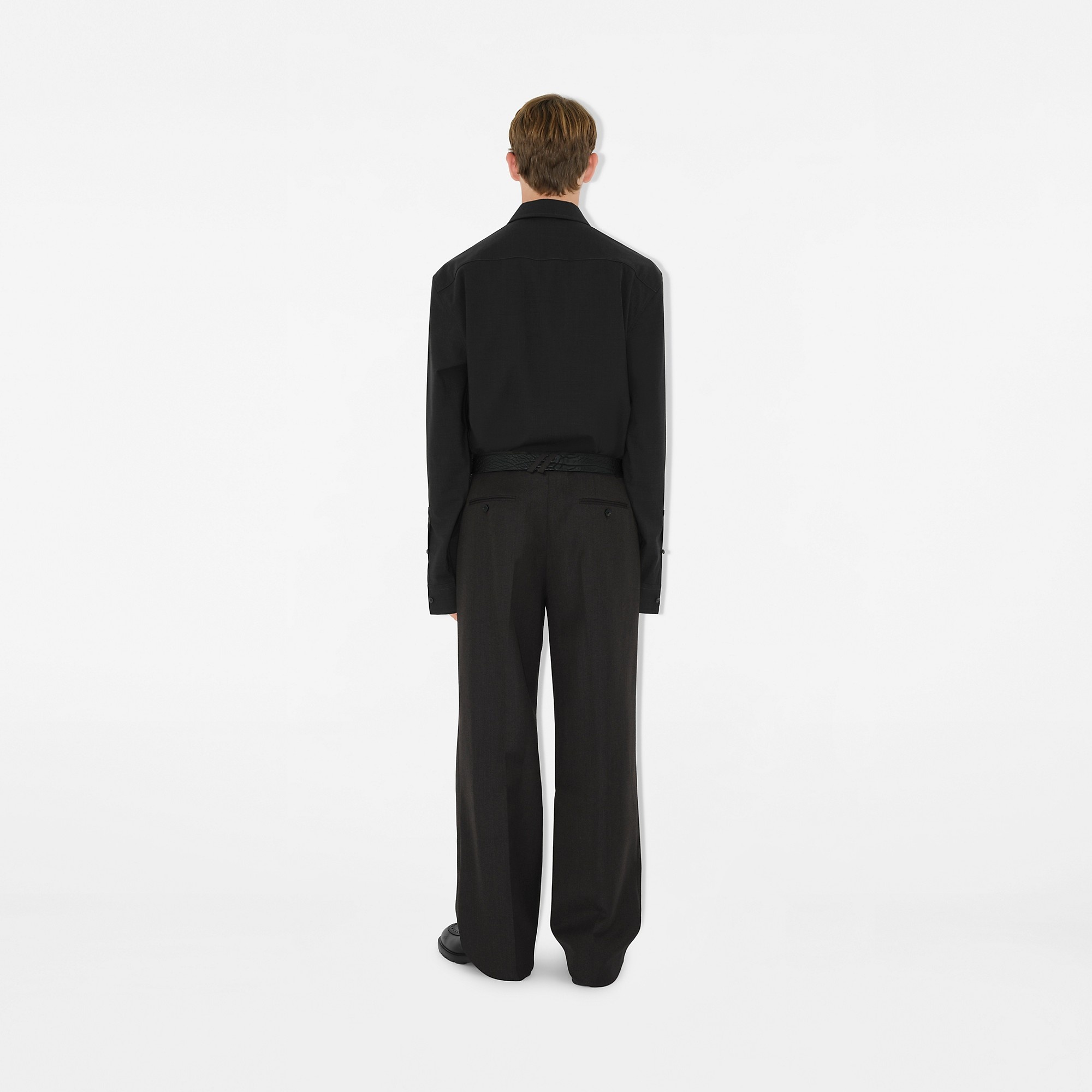 Wool Tailored Trousers - 4