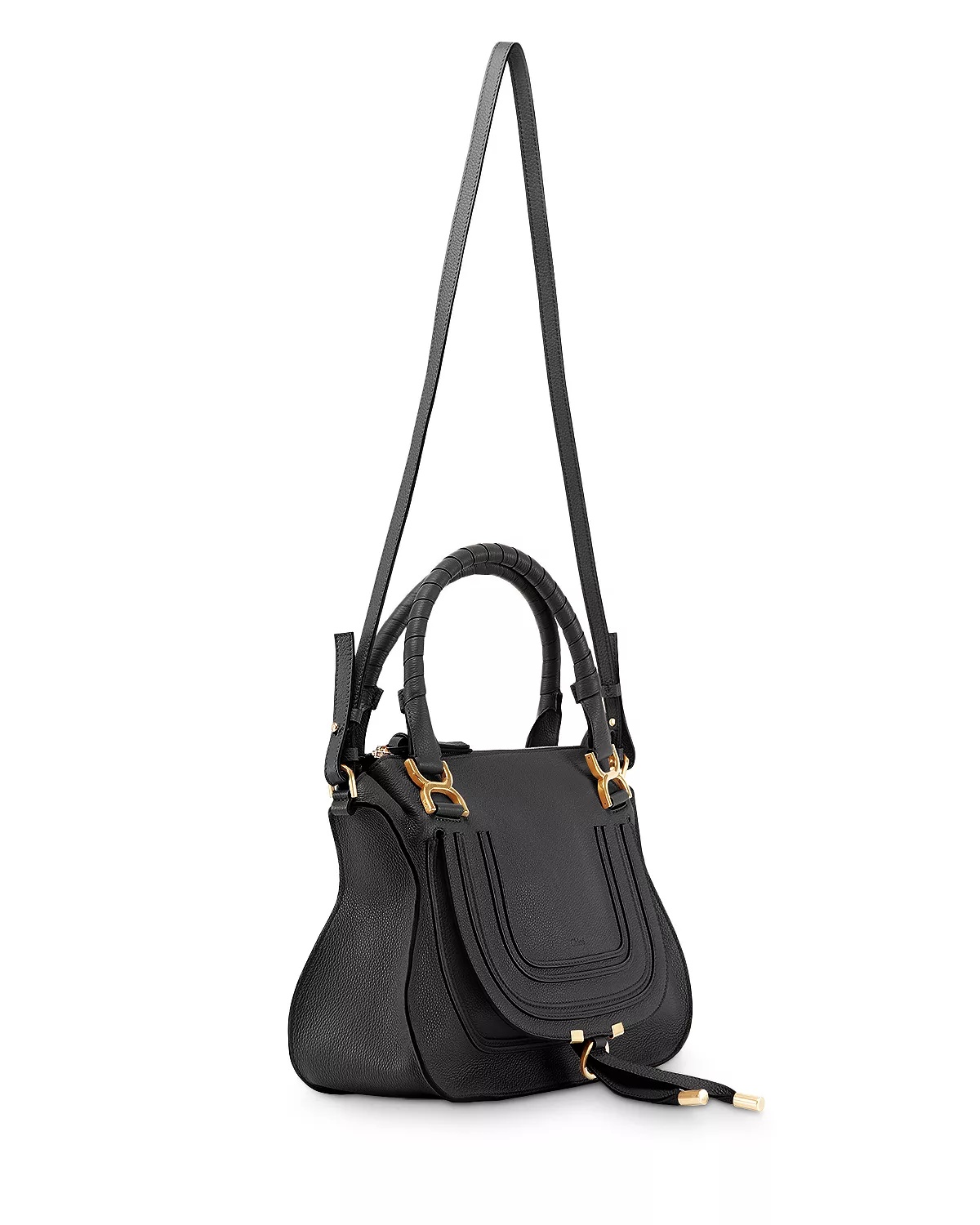 Marcie Medium Leather Satchel - 4