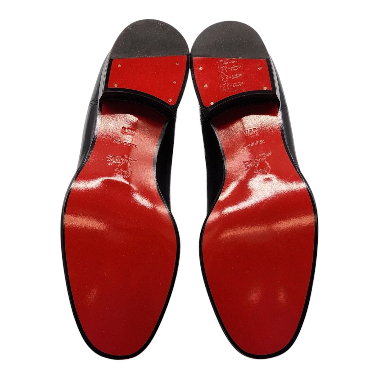 Christian Louboutin Antonio Chelsea Leather Boots Black EU 39.5 US 6.5 - 10