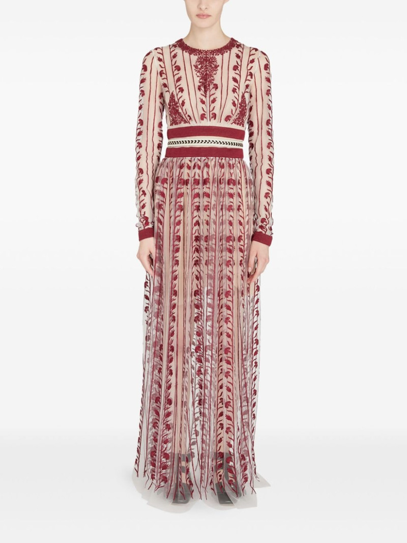 GIAMBATTISTA VALLI paisley embroidered dress outlook