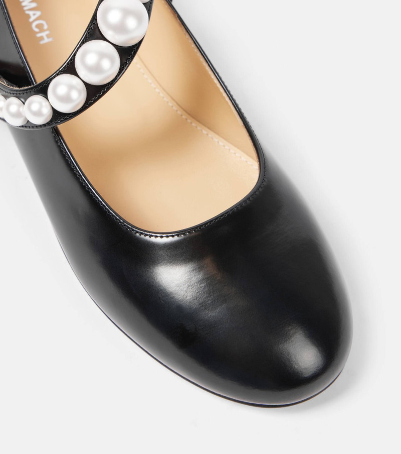 Sirene embellished leather Mary Jane flats 6