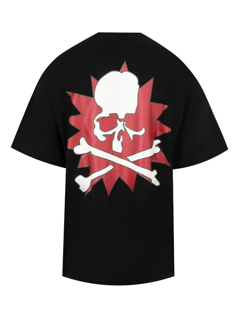 MASTERMIND WORLD glitter-detailed cotton t-shirt outlook