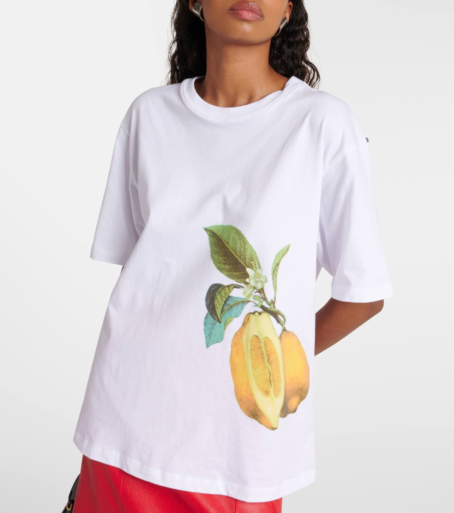 Nebbie printed cotton jersey T-shirt - 5