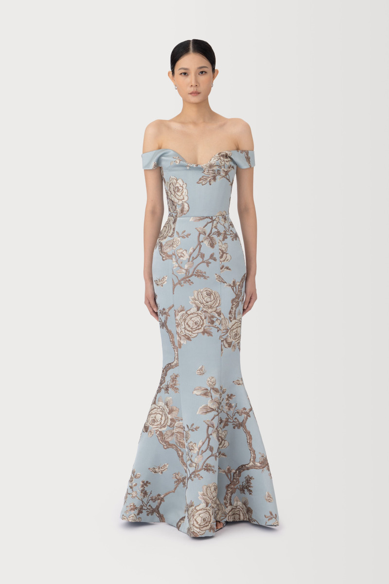 NATALYA BROCADE GOWN 1