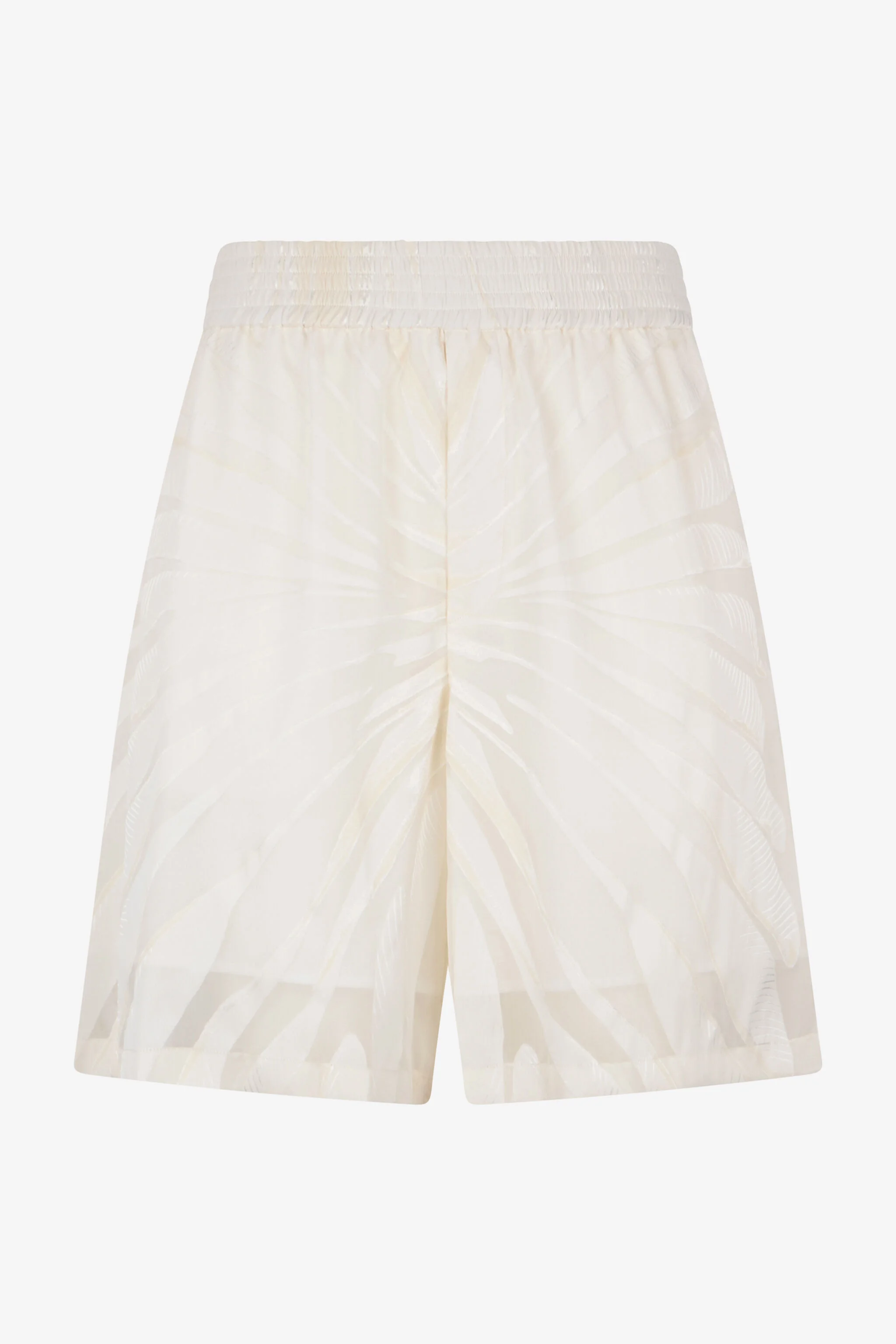 Bermuda Shorts With Ray Devoré Print - 1