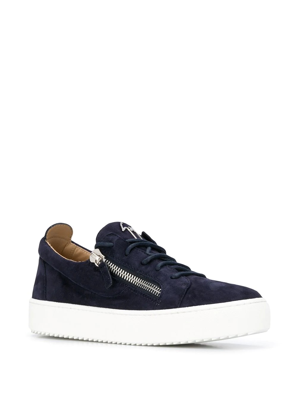 side-zip signature sneakers - 2