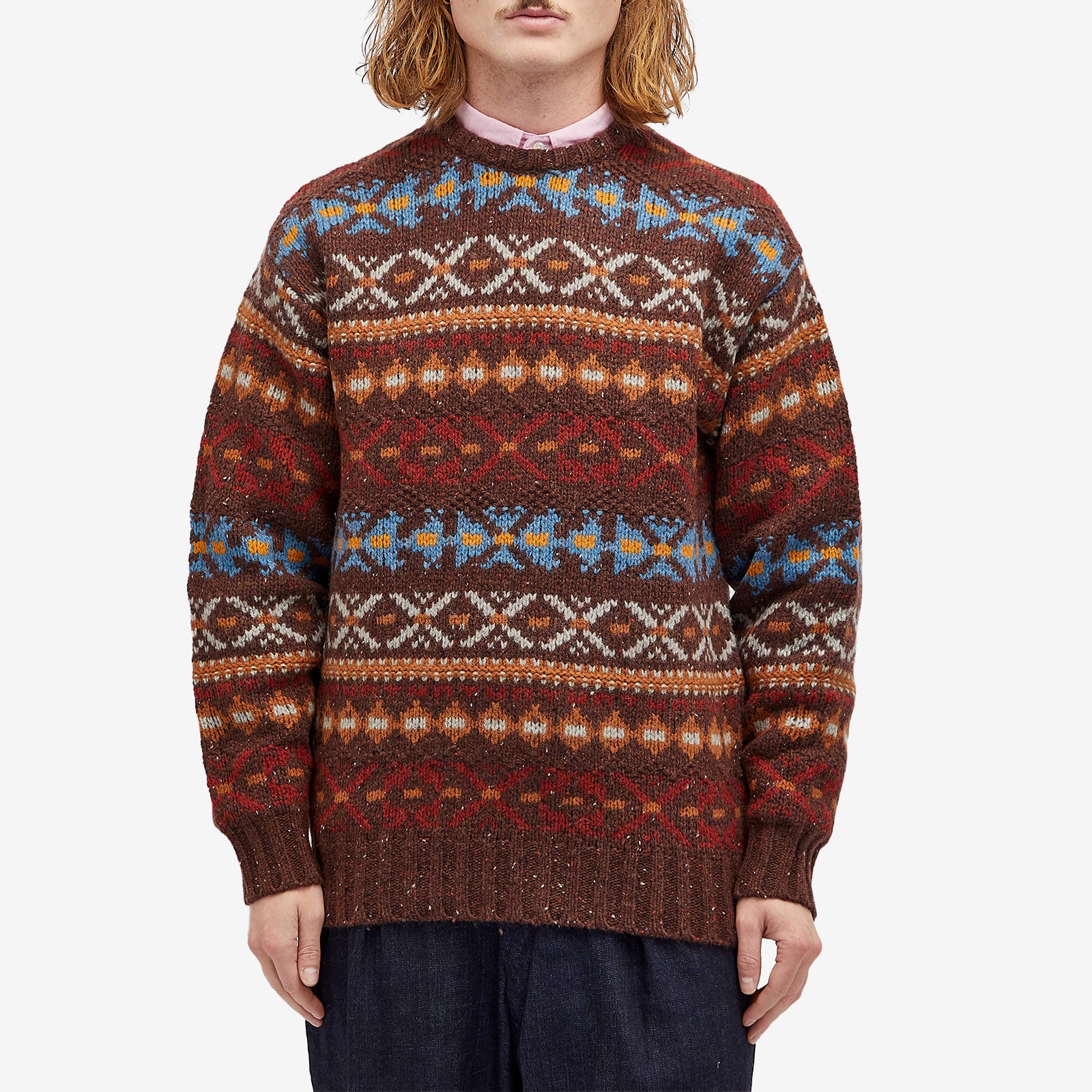 Beams Plus Fair Isle Jumper - 2