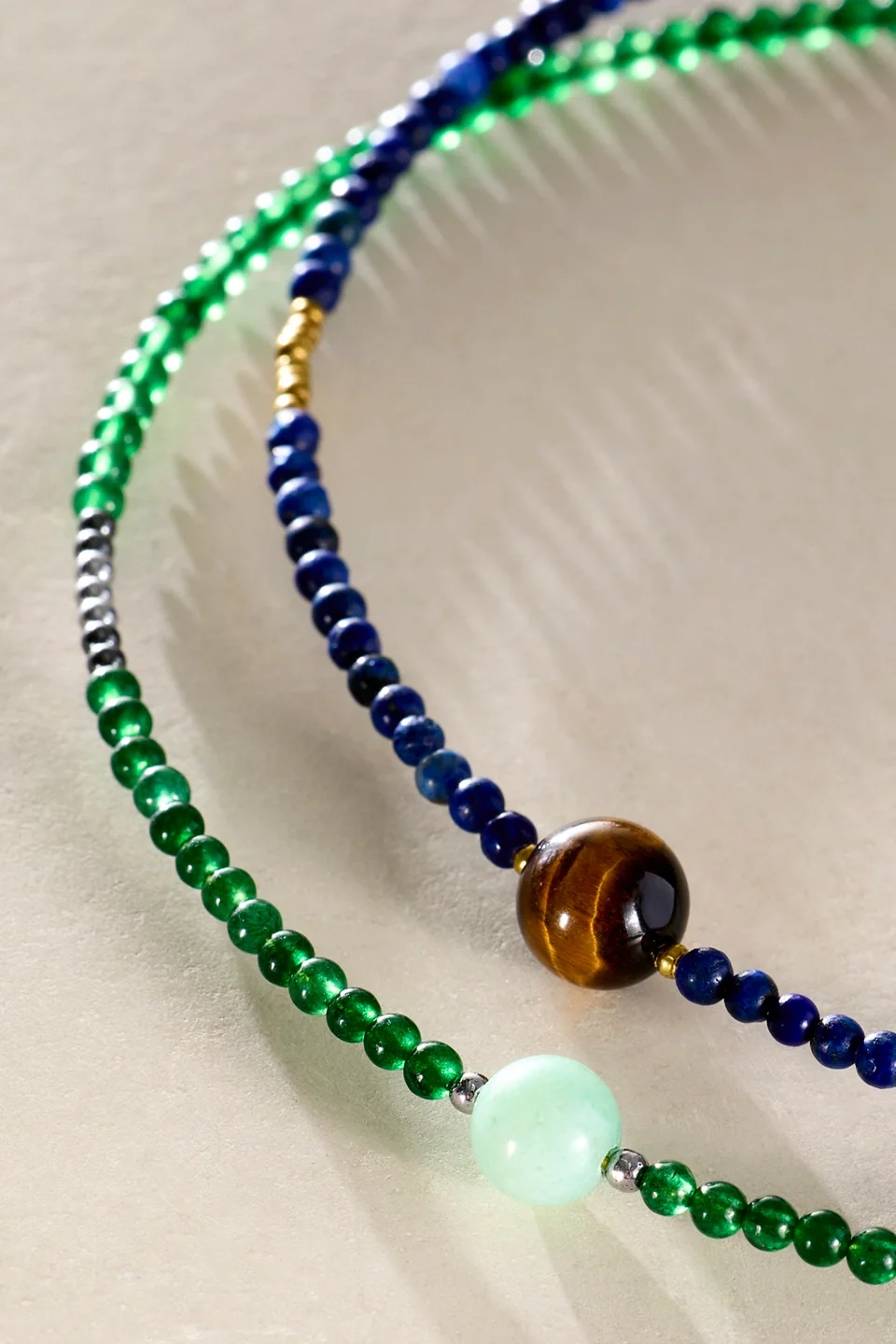 Aria Gold Plated Structured Necklace - 1