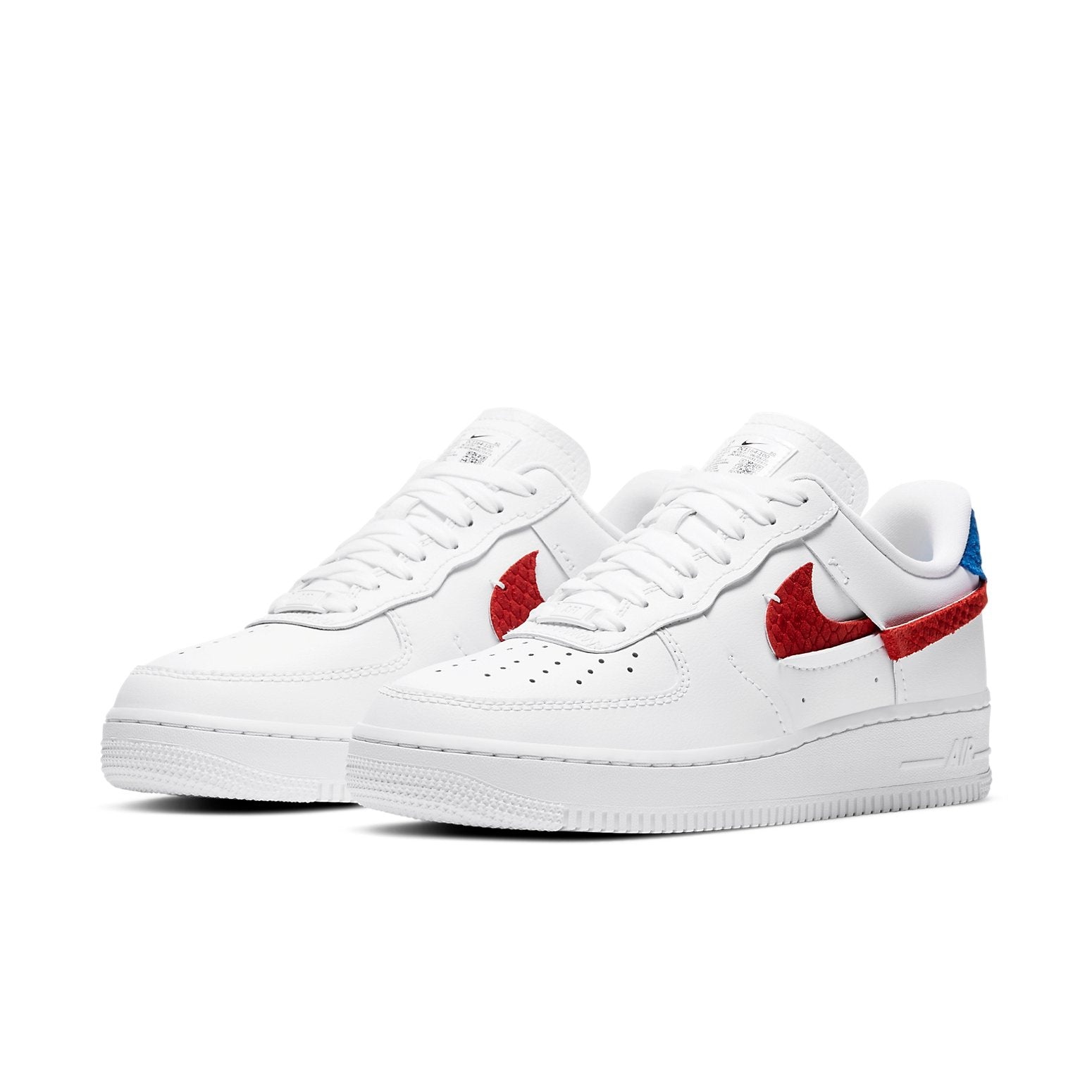 (WMNS) Nike Air Force 1 LXX 'Snakeskin - University Red Royal' DC1164-100 - 3