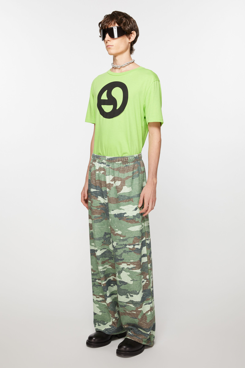 Print sweatpants - Khaki green 3
