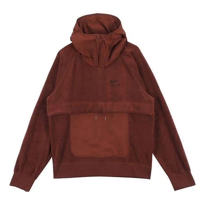 Nike Sportswear Air Winterized Pullover Hoodie 'Brown' DQ4226-217 - 1