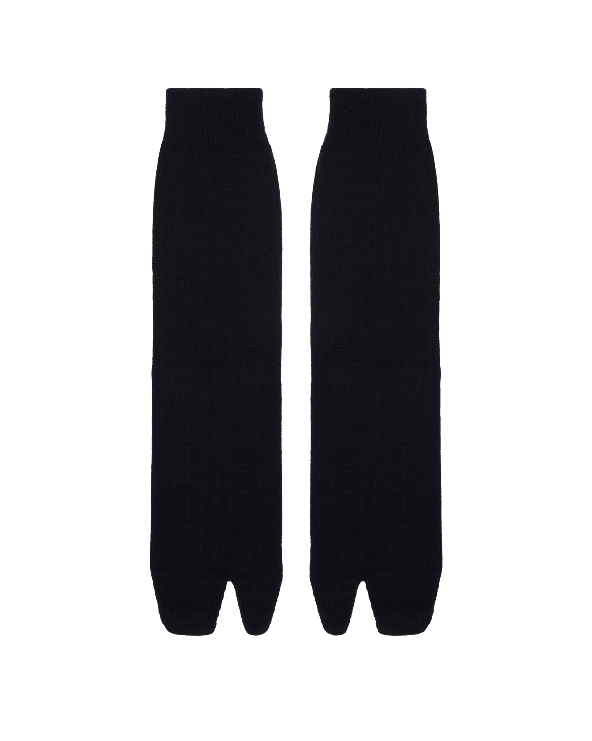 Blue Wool Tabi Socks - 2