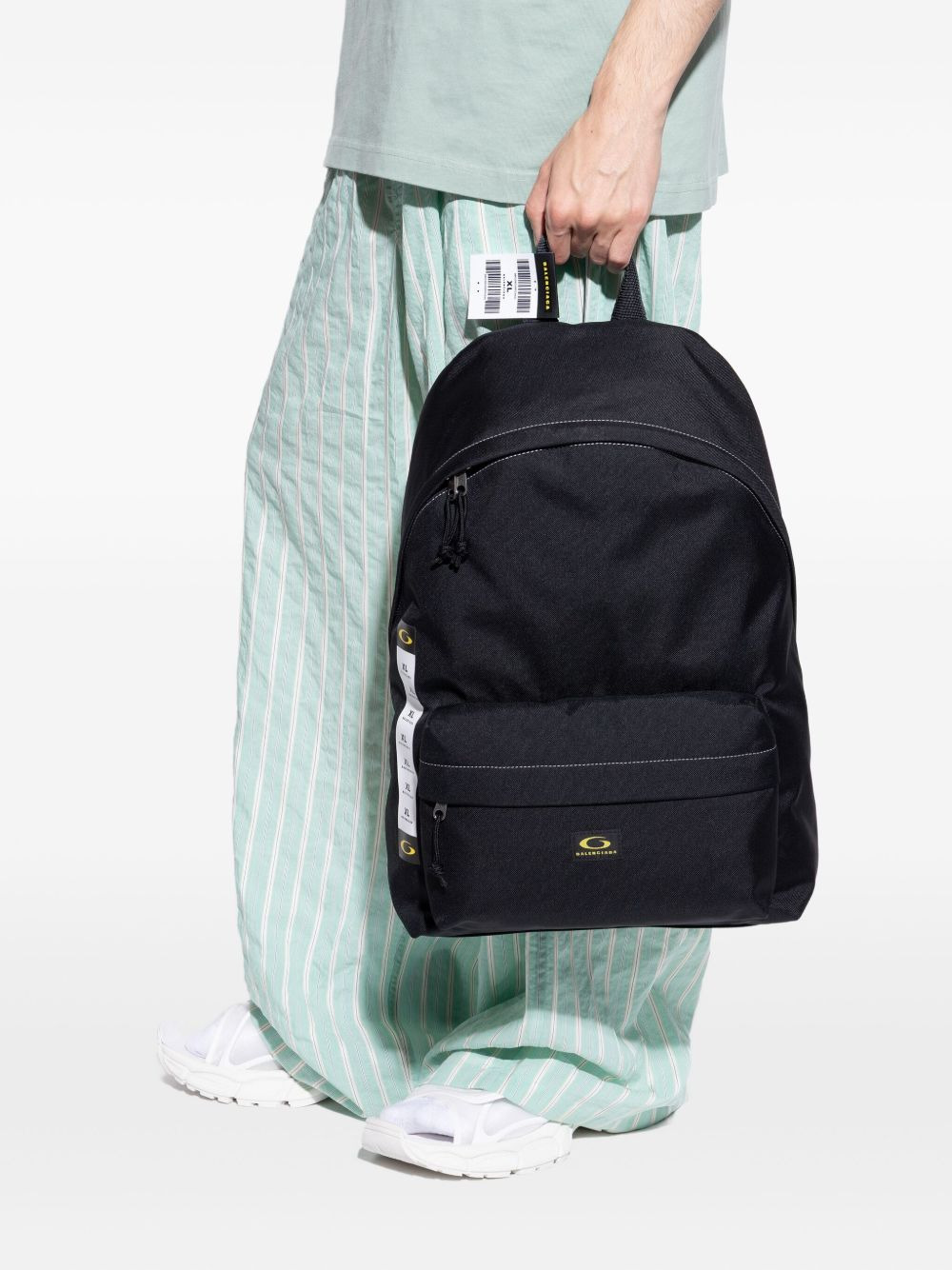 logo-plaque backpack - 2