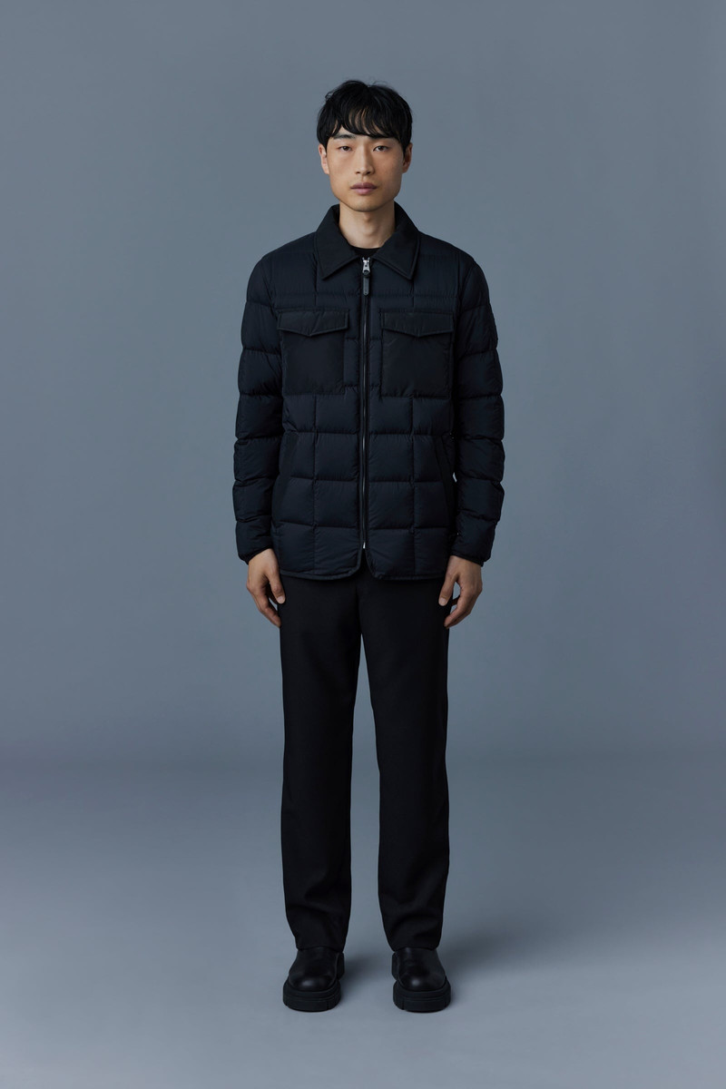 MACKAGE OSMOND Matte light down overshirt for men outlook