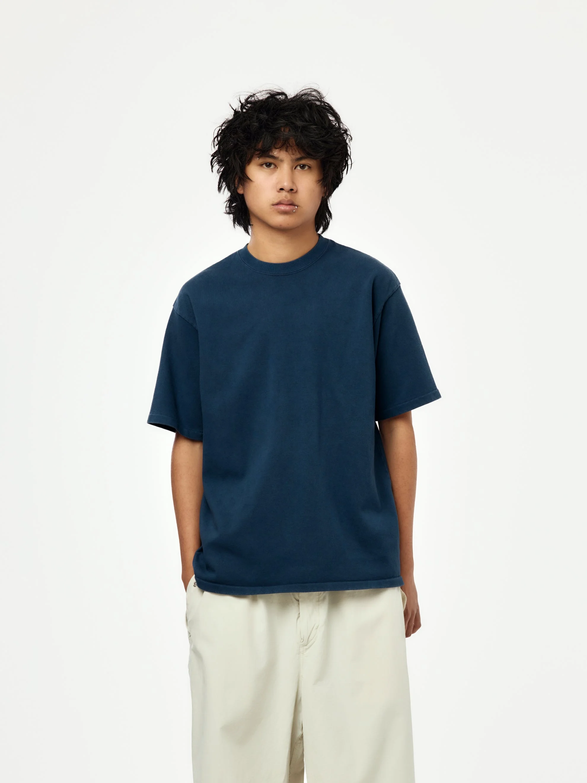 VINTAGE S/S T-SHIRT (NAVY) (SIS) - 1