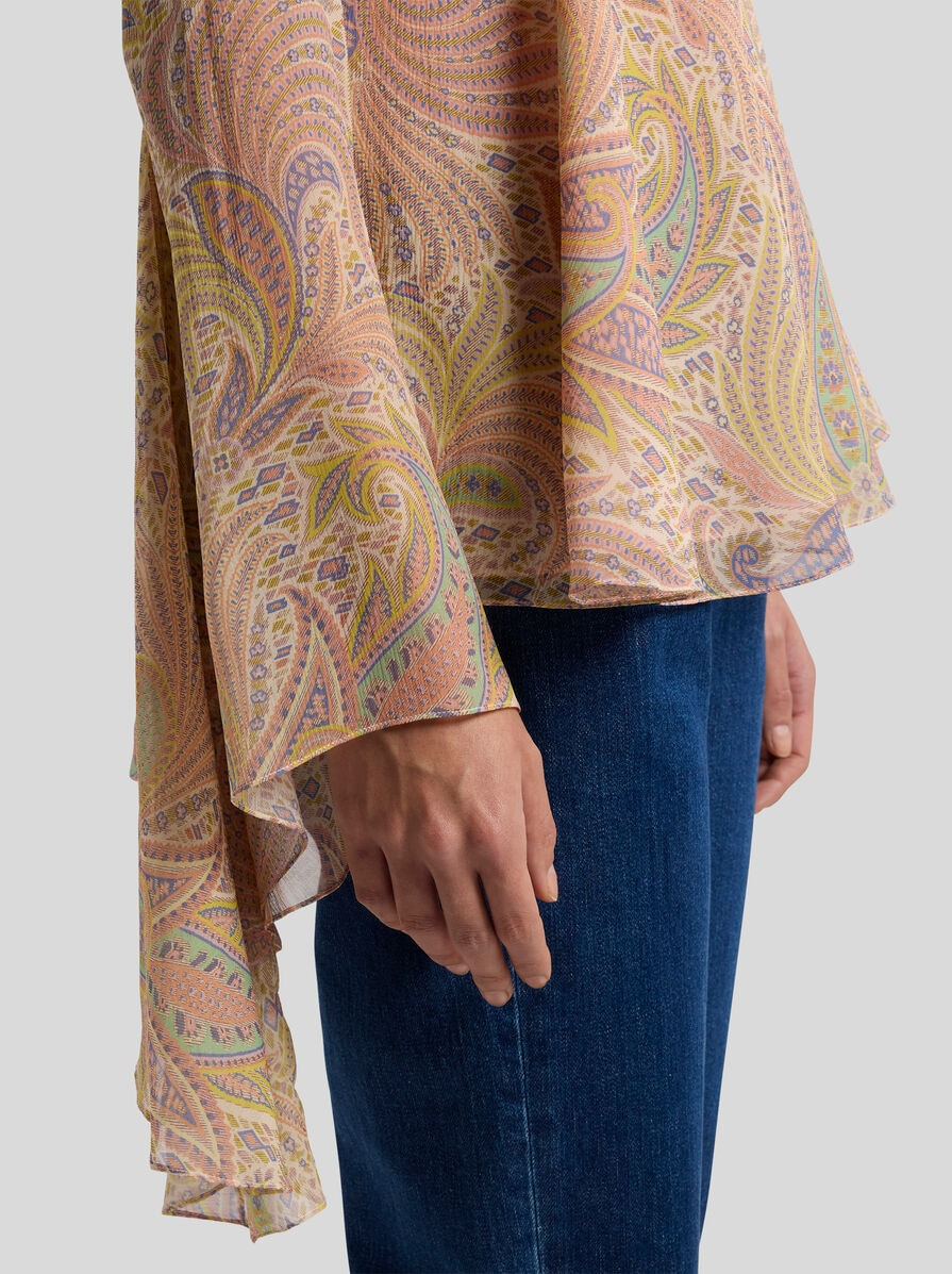 ASYMMETRIC SILK TOP - 3