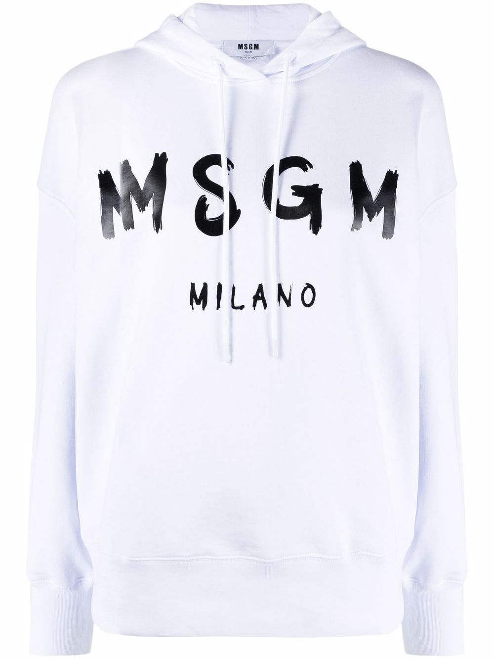 logo-print hoodie - 1