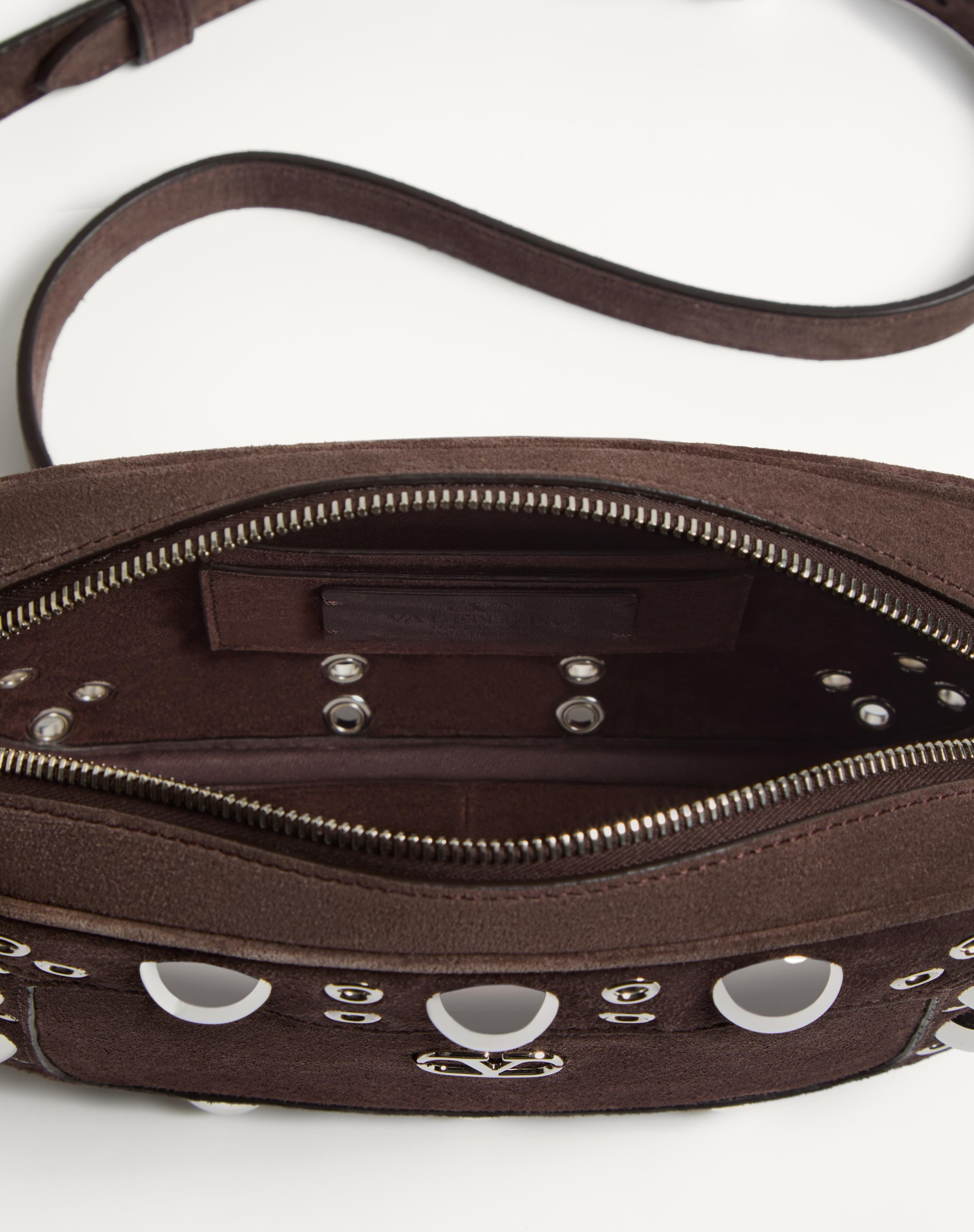 VALENTINO GARAVANI NELLCÔTE SUEDE SHOULDER BAG - 6