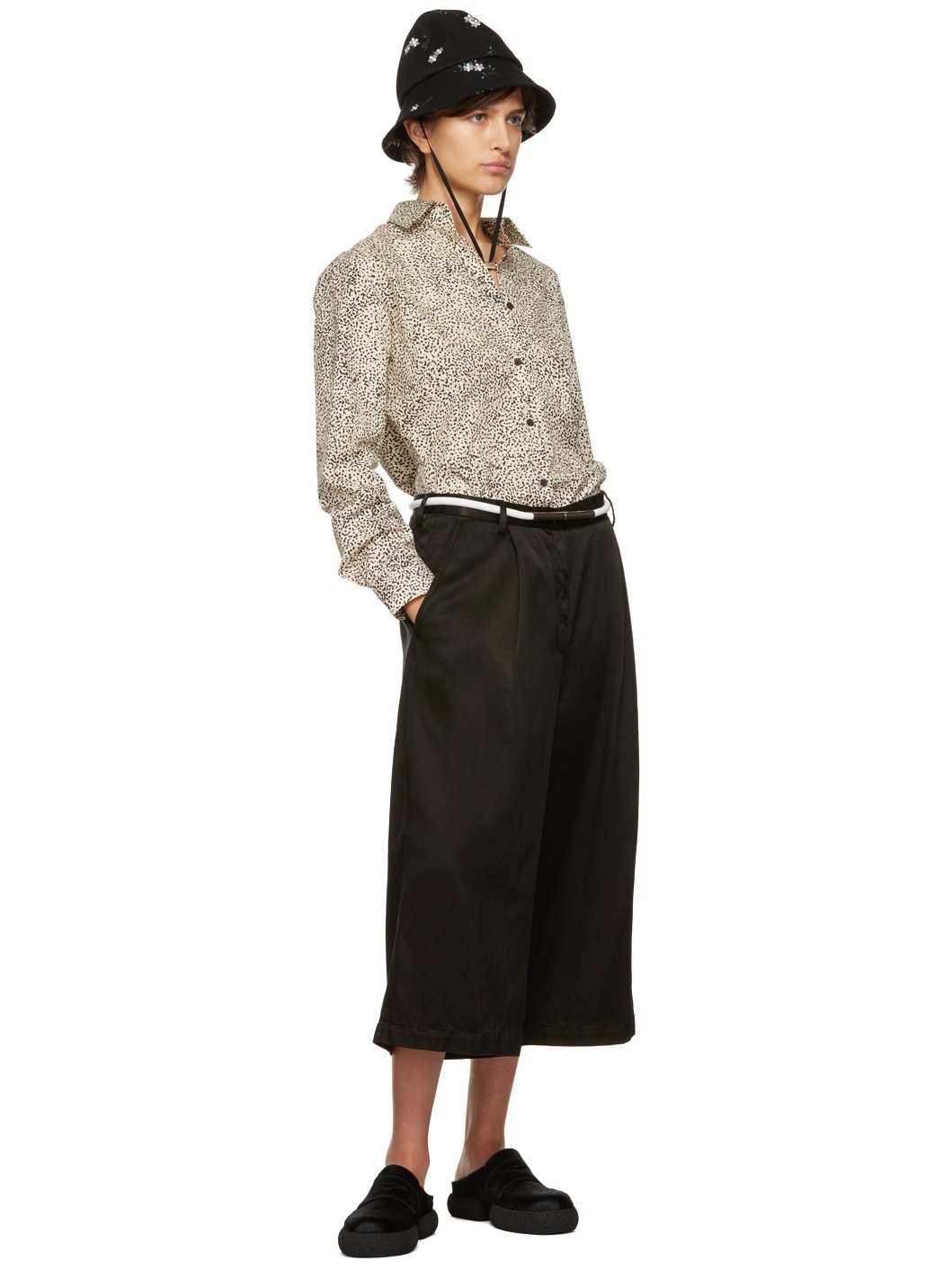 【関税込み】Dries Van Noten ホワイト Thin l Cord ベルト Dries Van Noten White Thin Metal Cord Belt | REVERSIBLE