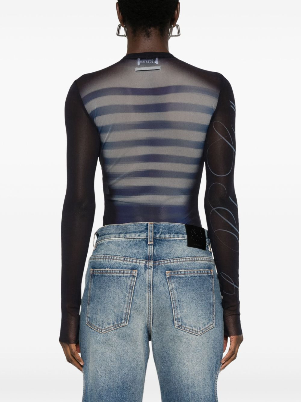 Jean Paul Gaultier Women Long Sleeve Bodysuit - 6