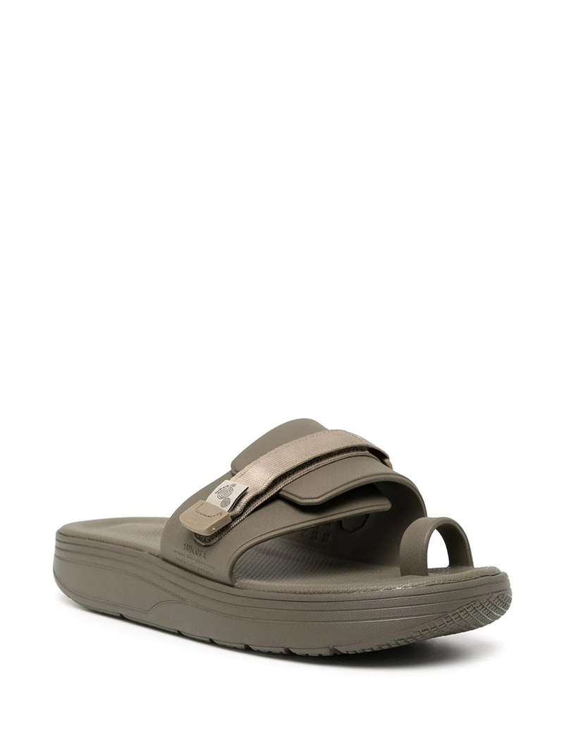 Suicoke uta rubber toe-strap sandals outlook