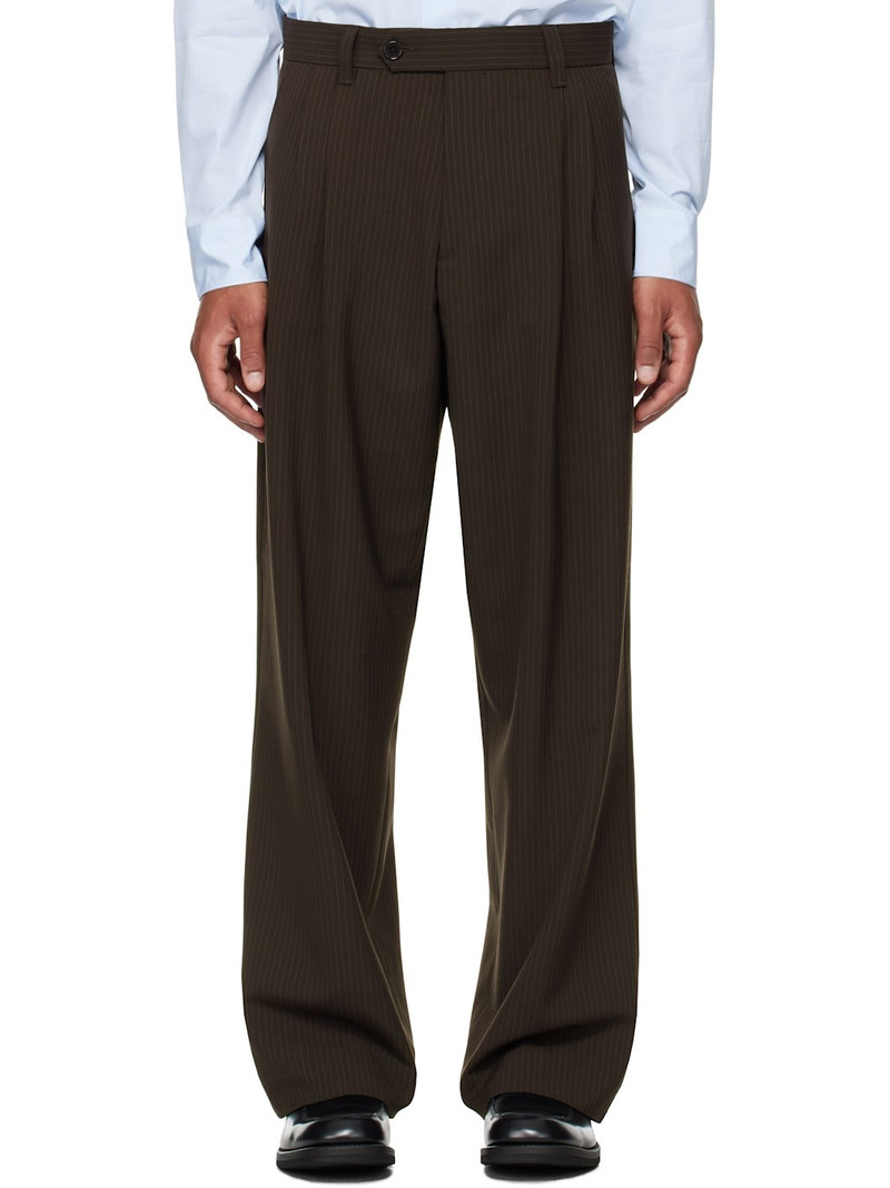 Brown Classic Trousers 1