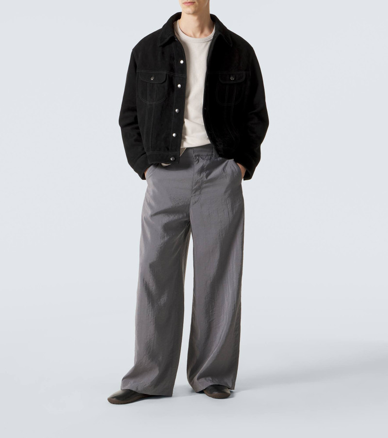 Lemaire Silk-blend barrel-leg pants outlook