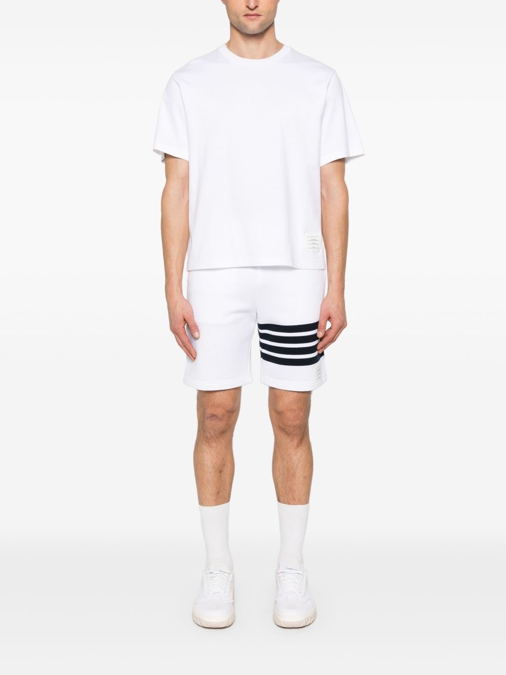 4-Bar stripe track shorts - 2