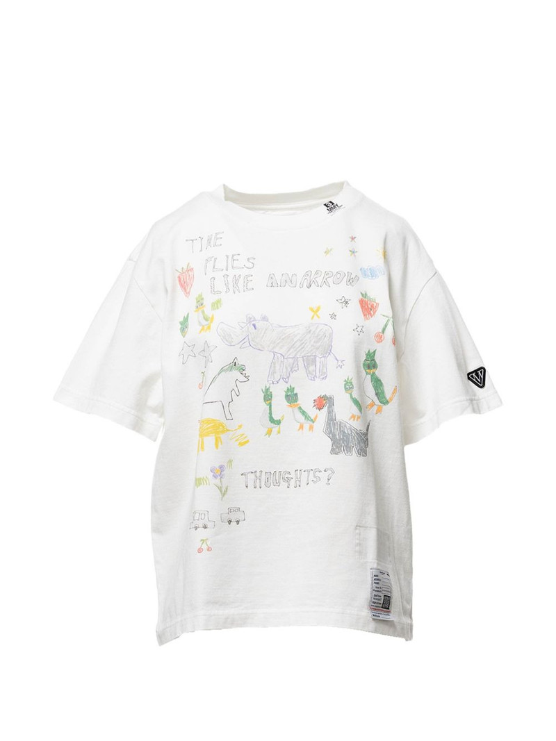 illustration-print T-shirt 1