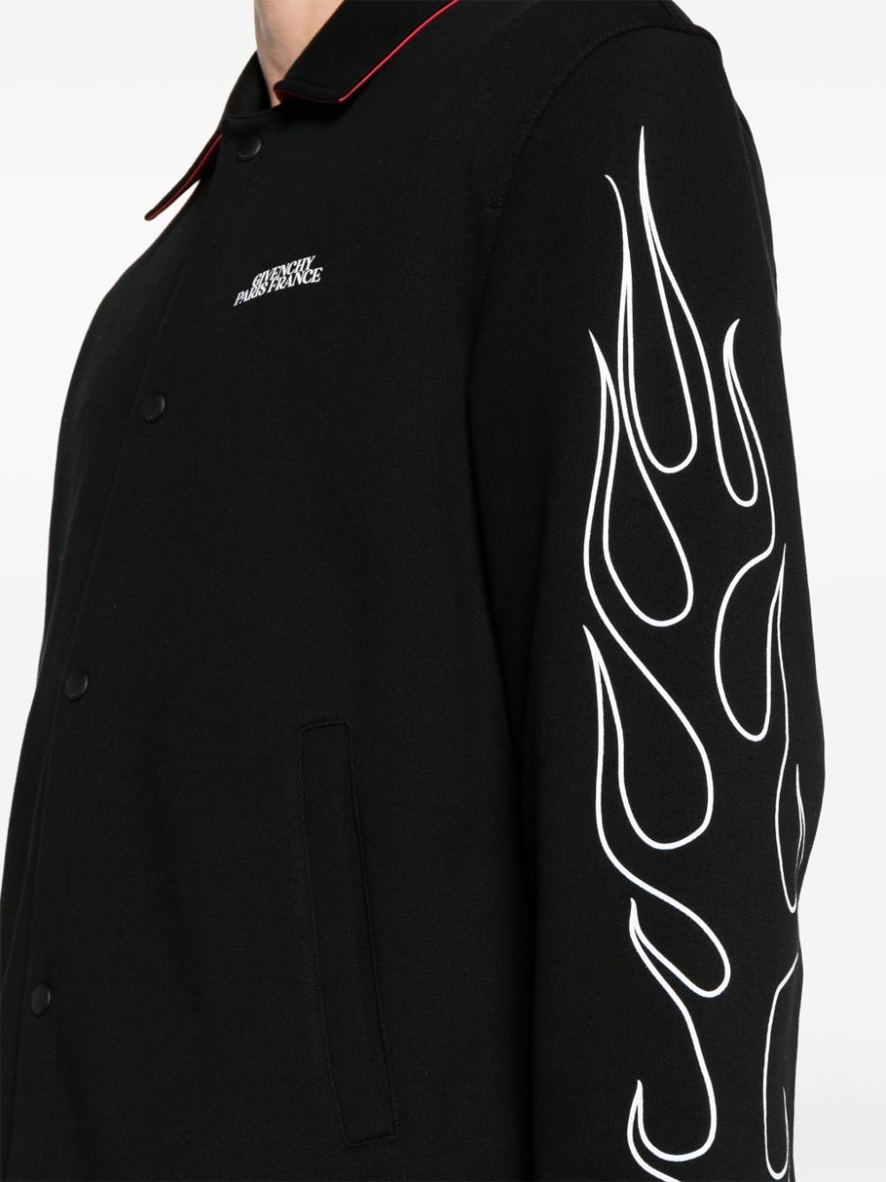 reversible jersey shirt jacket - 5