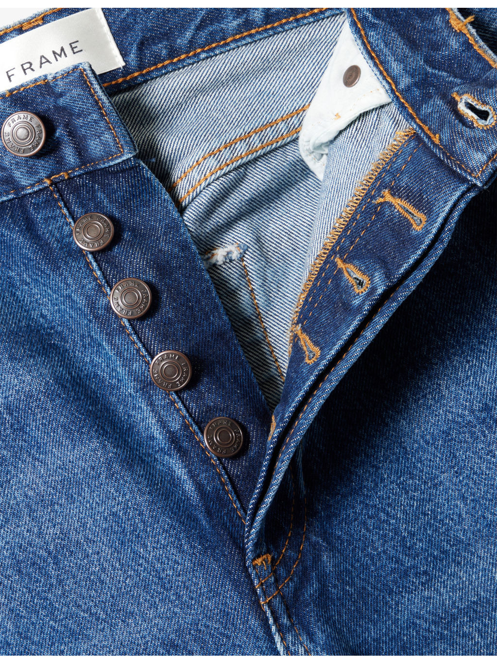 The Collegiate High-Rise Relaxed Wide-Leg Denim Jeans - 6