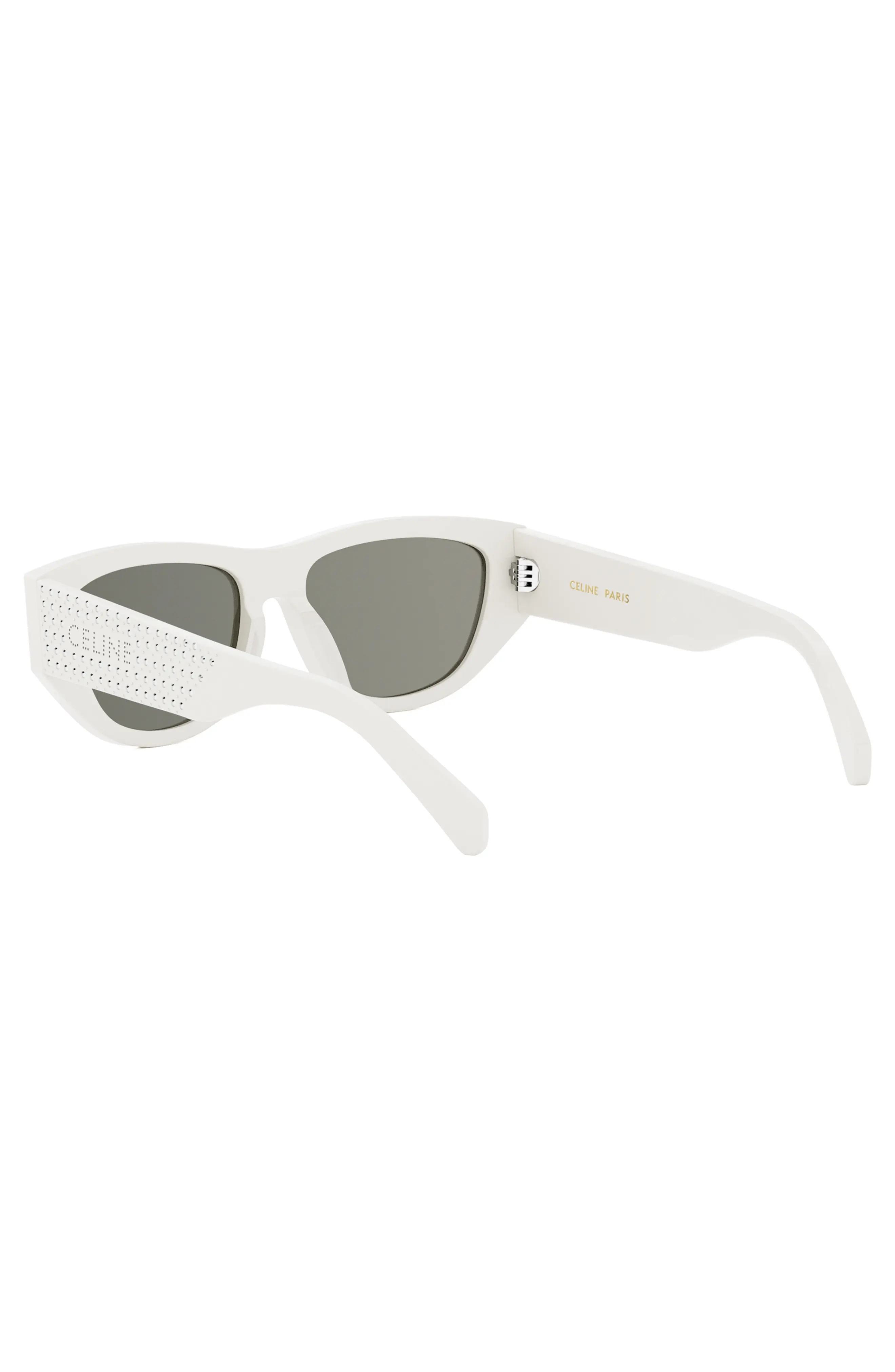 Animation 55mm Gradient Cat Eye Sunglasses in Ivory /Smoke - 4