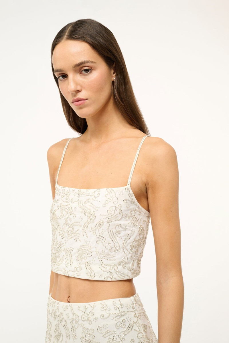 STAUD STAUD FERMO TOP IVORY outlook