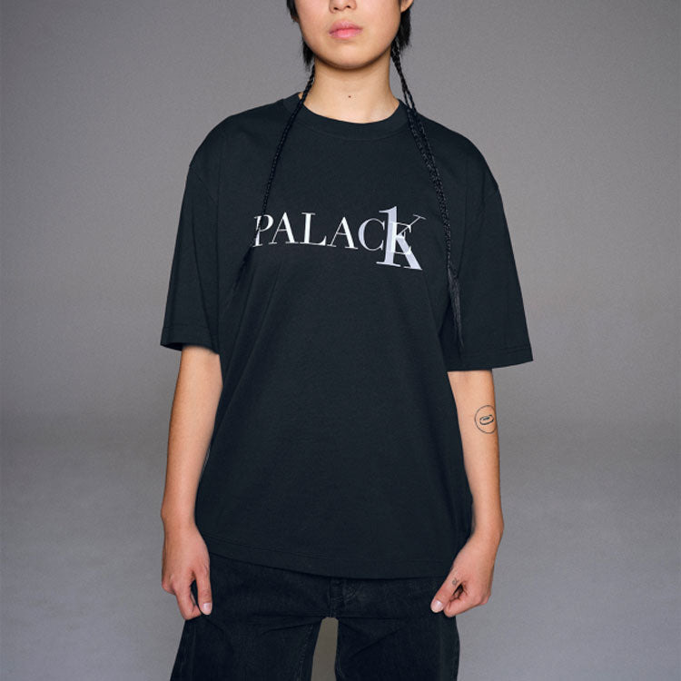 Palace x Calvin Klein Logo-Print T-shirt 'Black' 40317UC-UB1 - 4