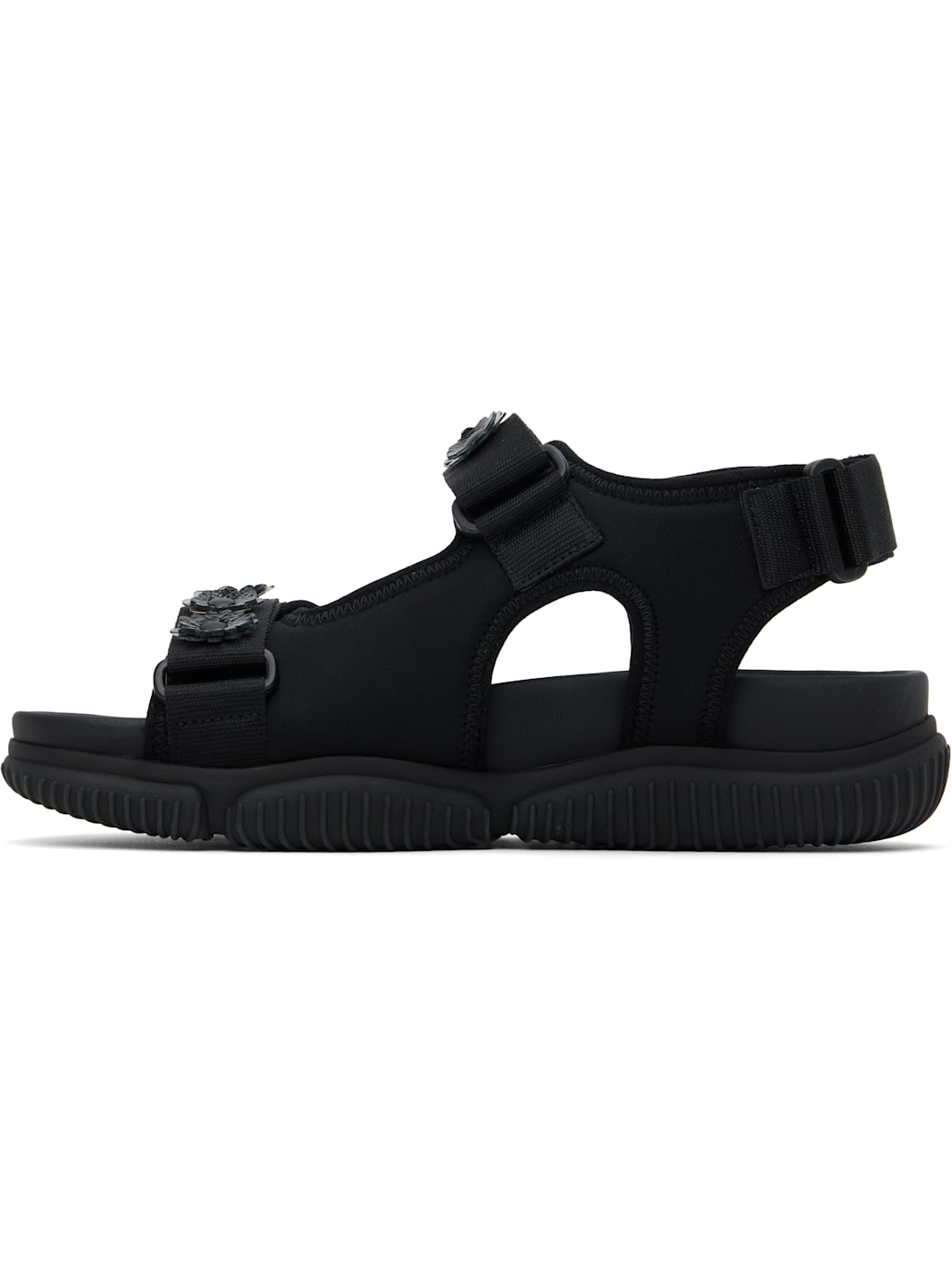 Black Valeria Sandals - 3