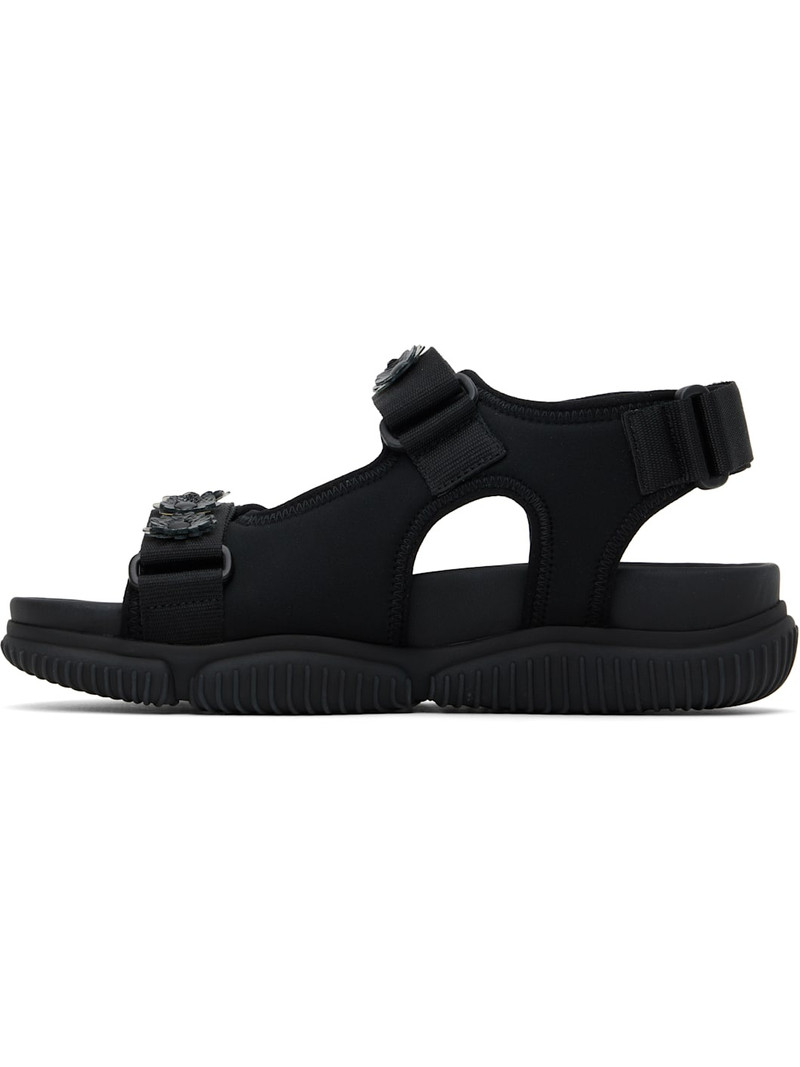 Black Valeria Sandals 3