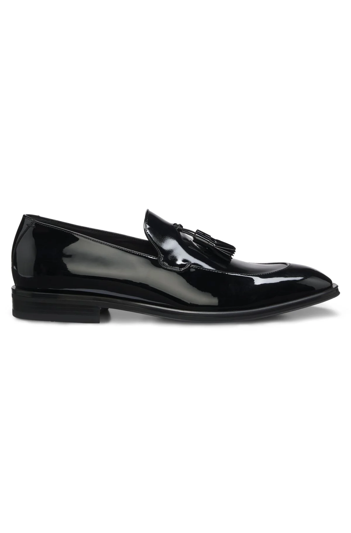 TASSEL LOAFERS IN PATENT FAUX LEATHER - 1